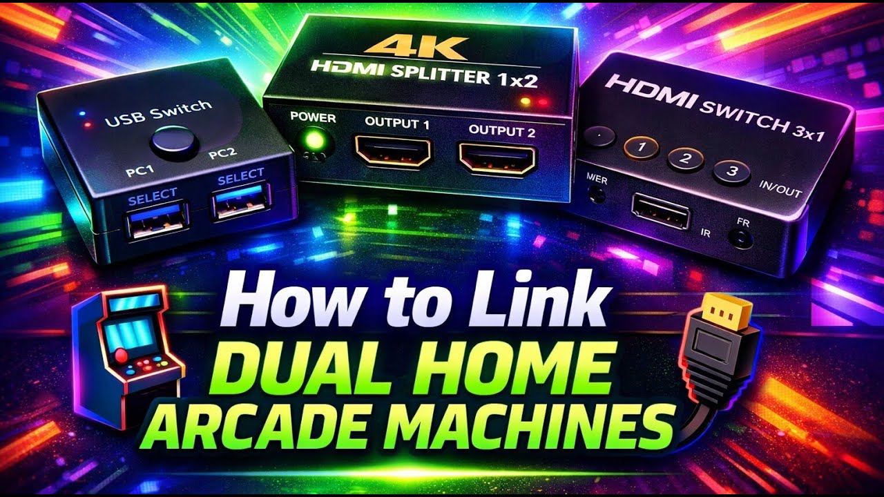 Home Arcade - How to link dual arcade machines
