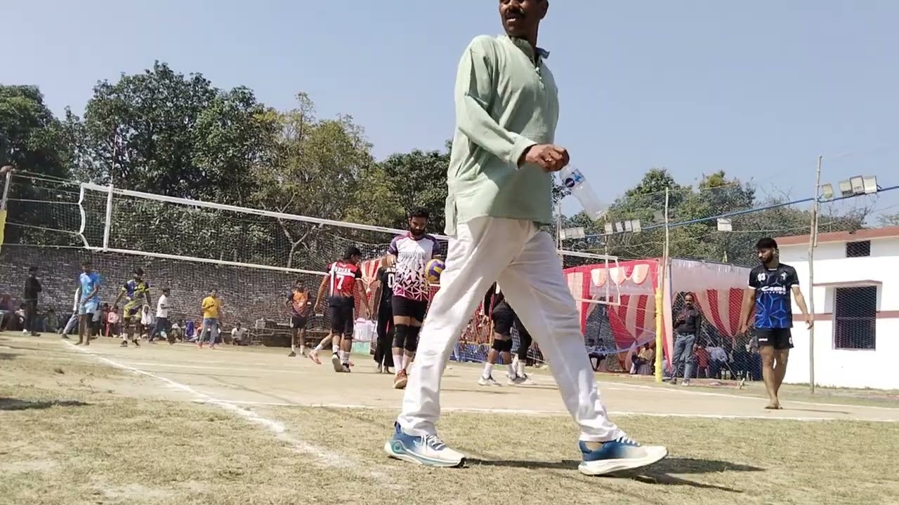 नेताजी सुभाष चंद्र बोस क्लब गोपालपुर वॉलीबॉल प्रतियोगिता सेमीफाइनल मैच