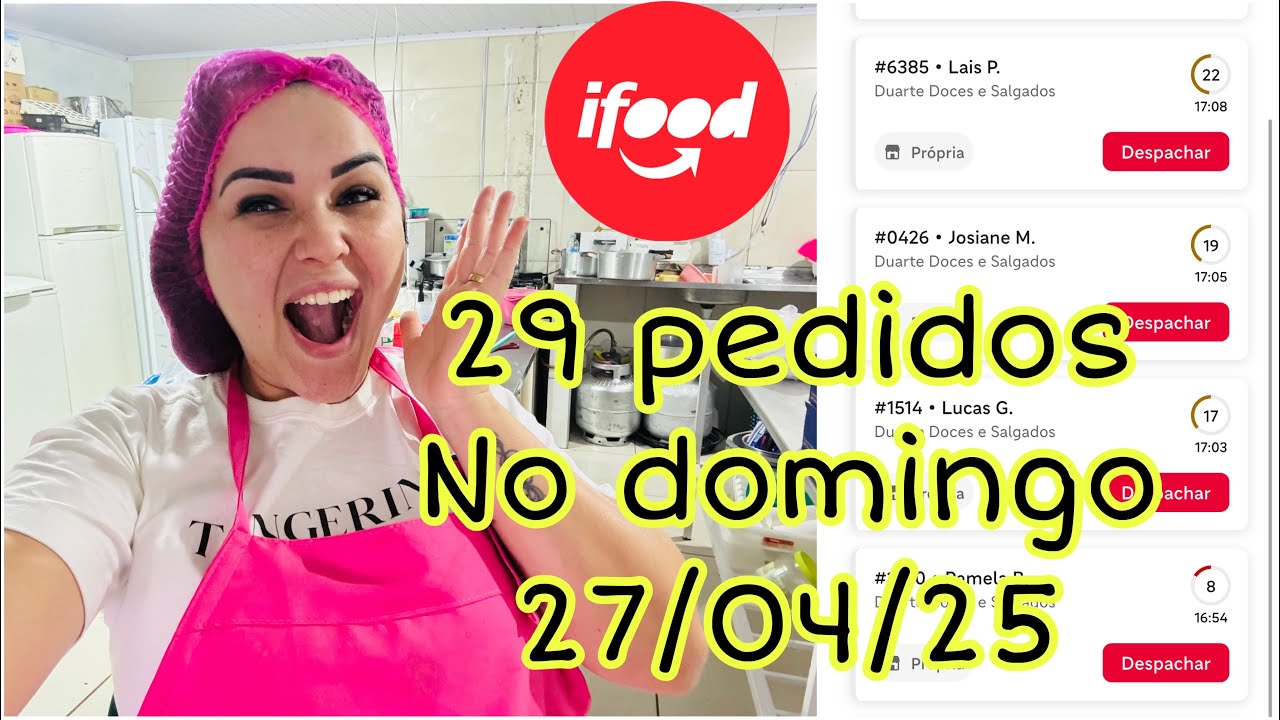 Vendendo no IFOOD / domingo de vendas 29 pedidos 💥#ifood #confeitaria