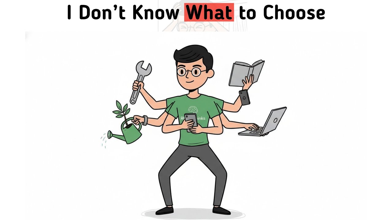 I Can Do Anything… But I Don’t Know What to Choose | Polymath Psychology l Riyaz Thinks 