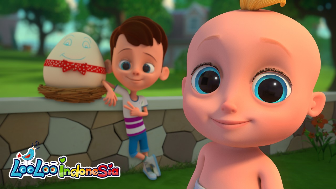 Humpty Dumpty Jatuh 🥚 Lagu Anak Indonesia Seru & Lucu | LooLoo Bahasa Indonesia 🌈