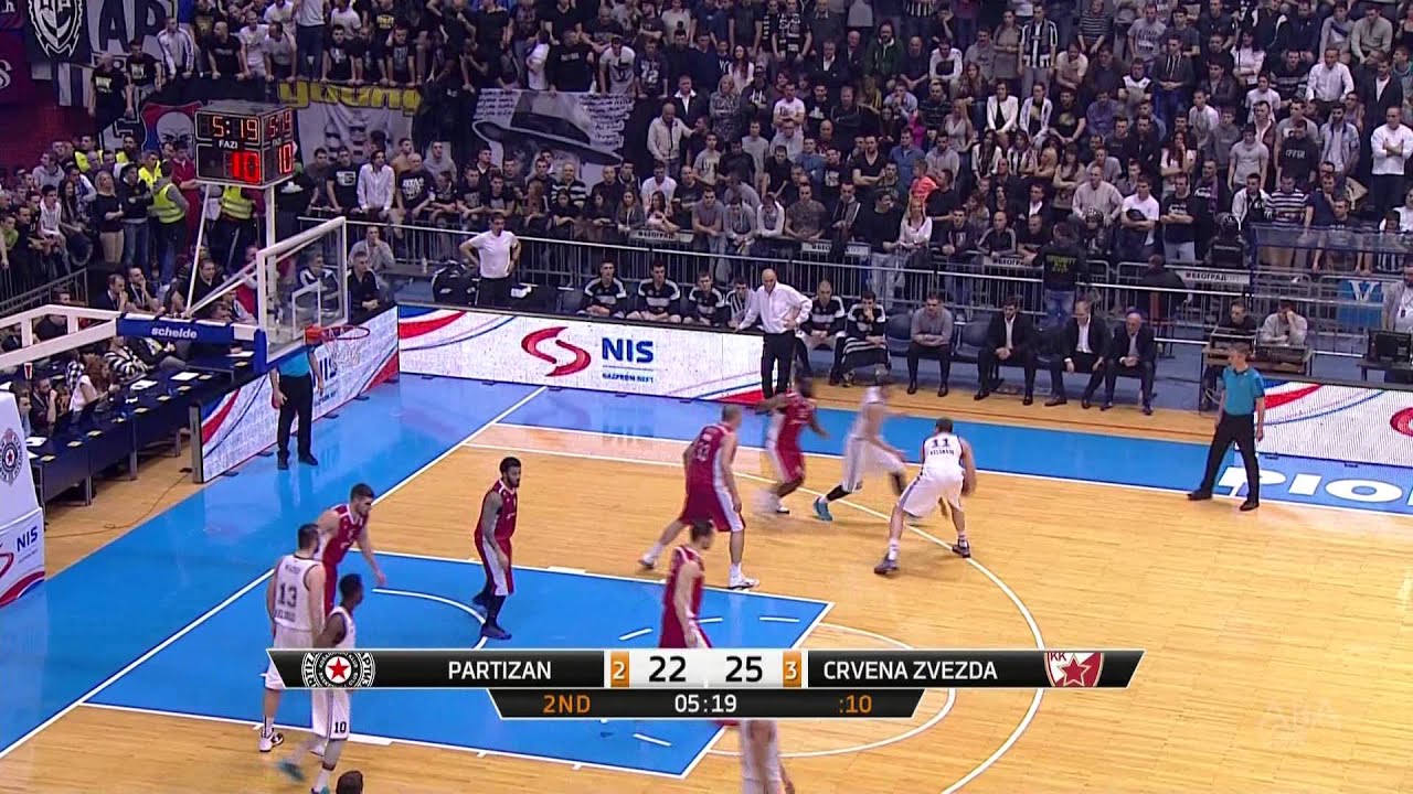 ABA Liga 2014/15, Round 23 match: Partizan NIS - Crvena zvezda Telekom (1.3.2015)