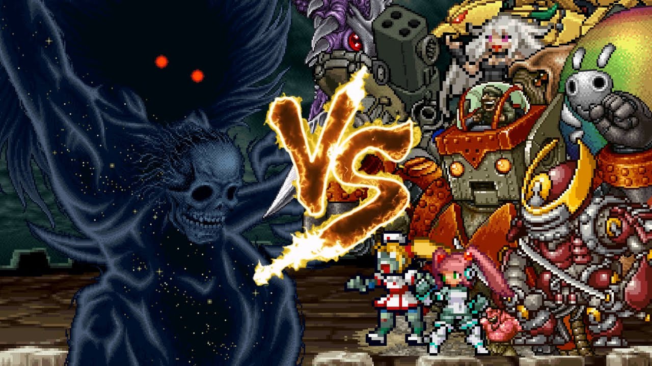 Metal Slug Attack - Avatar of Evil (Scyther) vs. Top Bosses Unit (MSA)