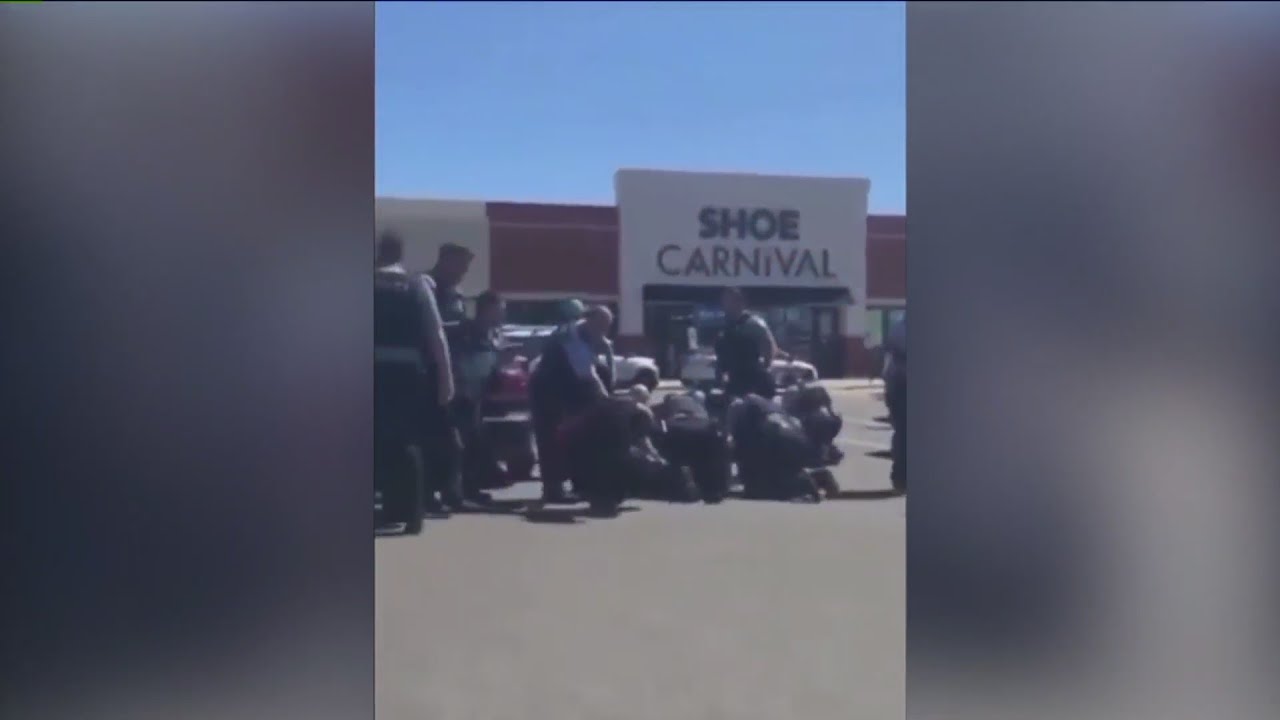 Protest near site of violent arrest at Brickyard Mall calls for new tactics, less funds for police