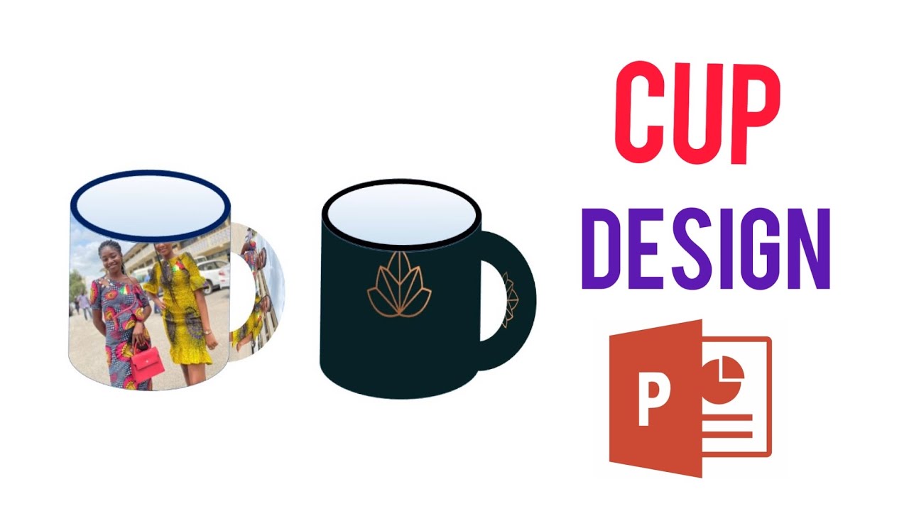 How to make a cup design in Microsoft PowerPoint  Presentation #powerpoint