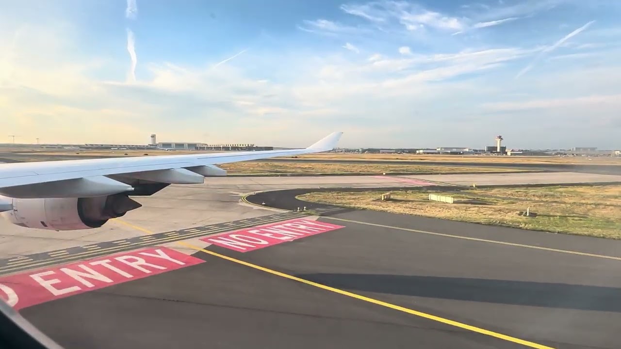 LH797 landing at Frankfurt Airport