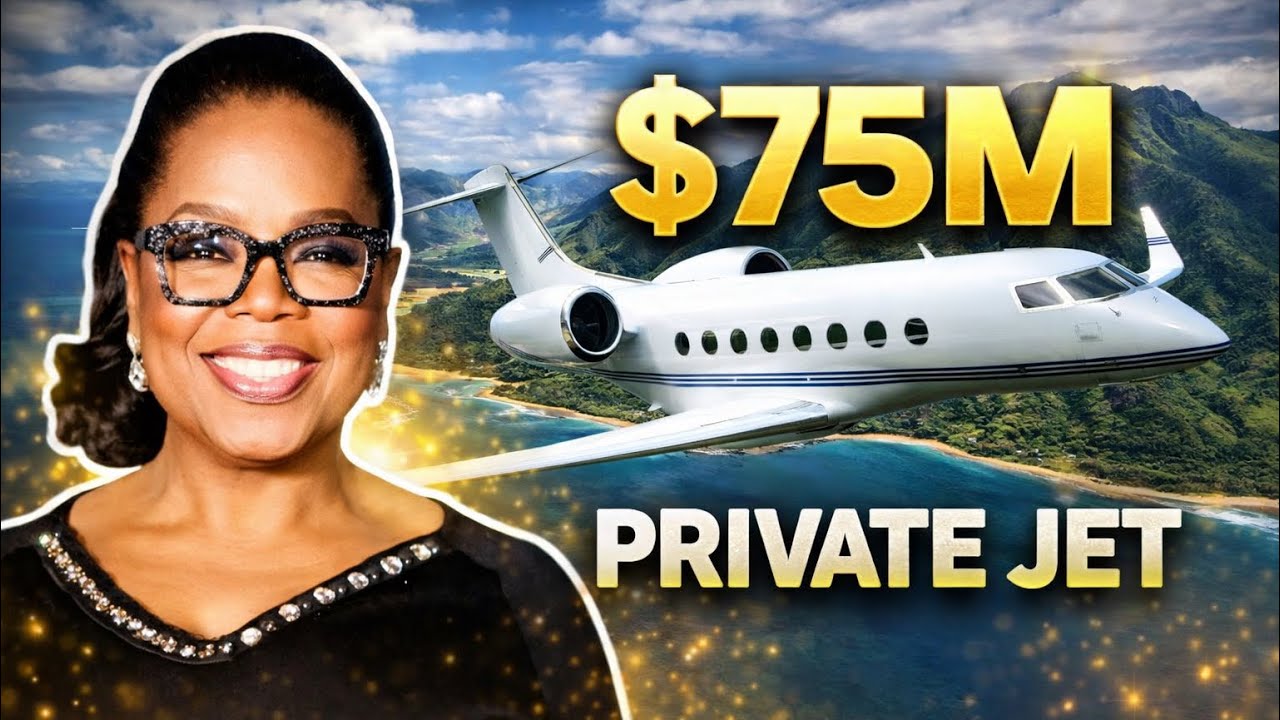 Inside Oprah Winfrey’s $75 MILLION Private Jet