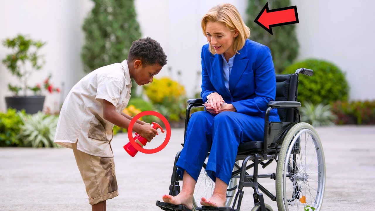 سيدة الأعمال لم تمشِ منذ سنوات… لكن ابن عاملة النظافة فعل شيئًا لا يمكن تفسيره