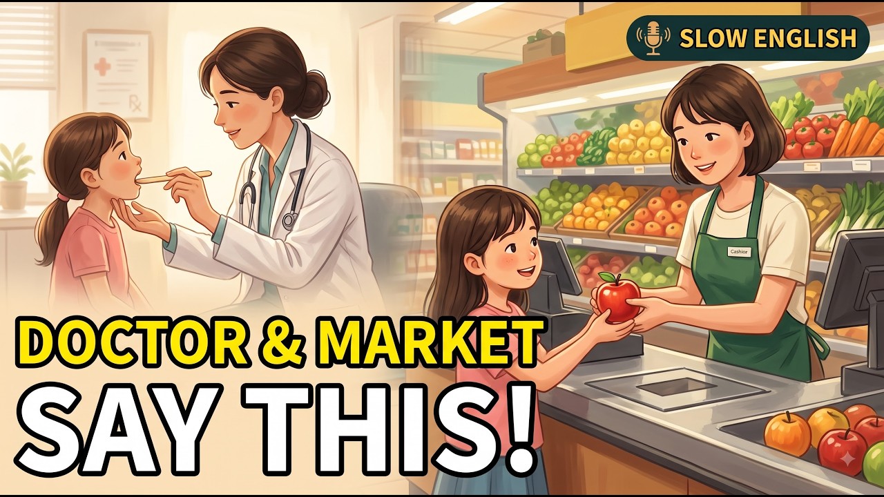 Can Your Child Speak This? | Supermarket & Doctor English Conversation for Kids