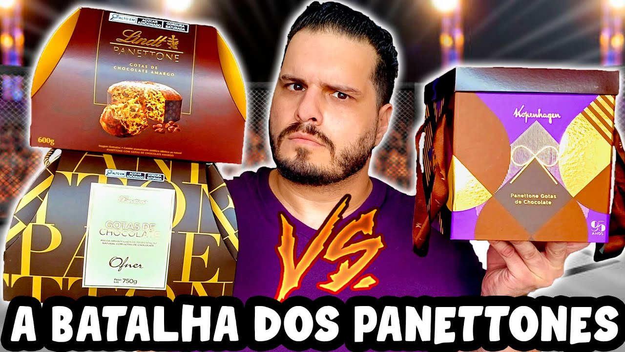 LINDT vs. KOPENHAGEN vs. OFNER - QUEM TEM O MELHOR CHOCOTTONE? EP.03 A BATALHA DOS PANETTONES