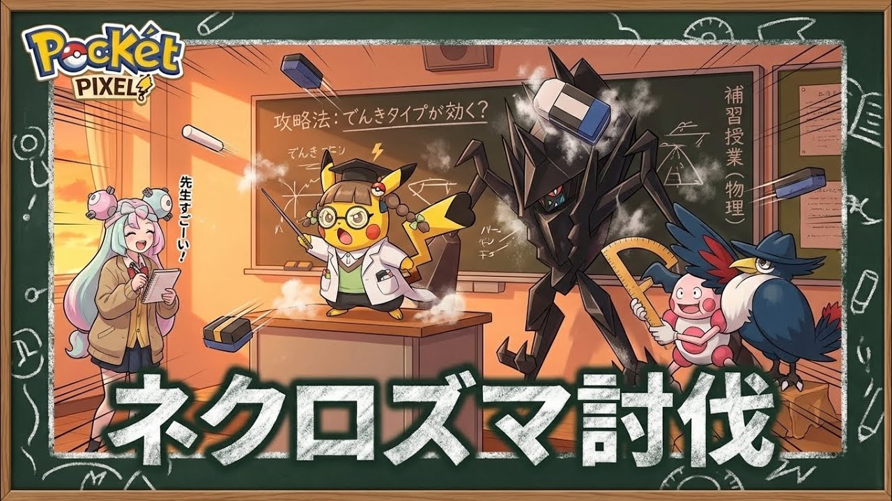 今週のネクロズマ討伐！【ポケットピクセル】