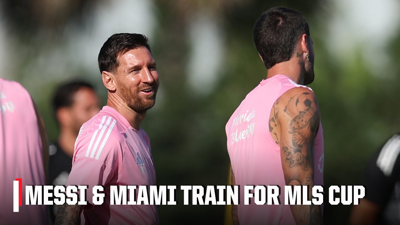 Lionel Messi training CAM 🎥 | Inter Miami train ahead of MLS Cup final | ESPN FC