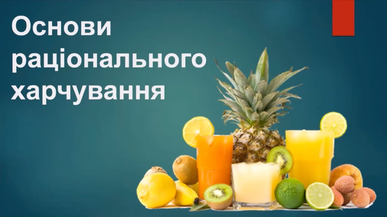 Основи раціонального харчування  Відеопрезентація