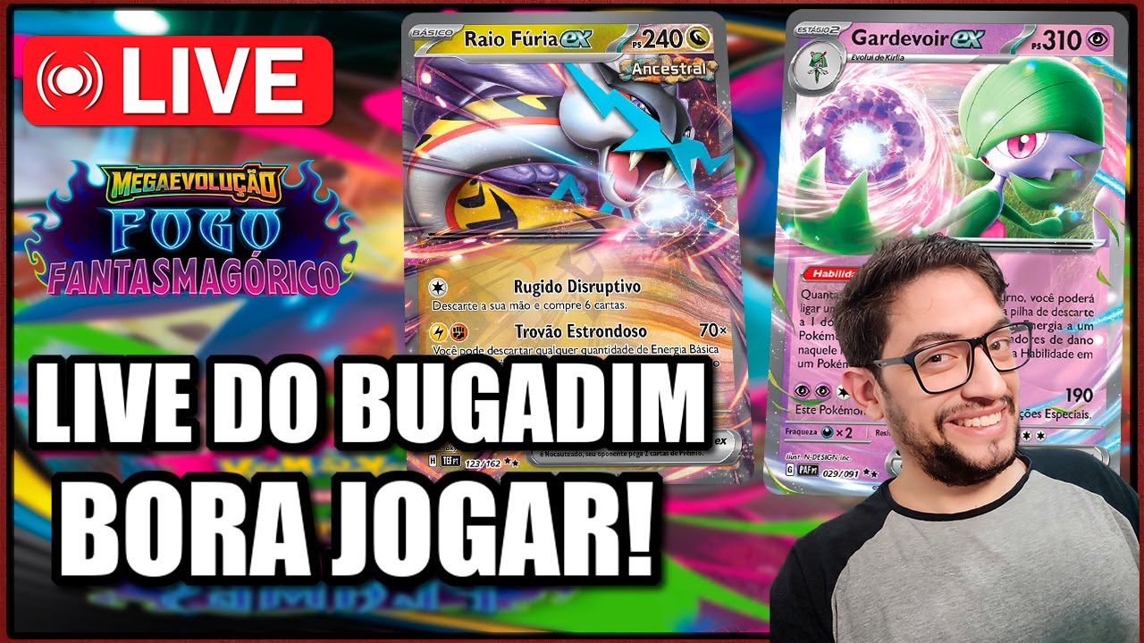 LIVE BUGADA - BORA TESTAR DECK CAMPEÃO E TOP 2 DO REGIONAL DE TORONTO -  POKÉMON TCG LIVE