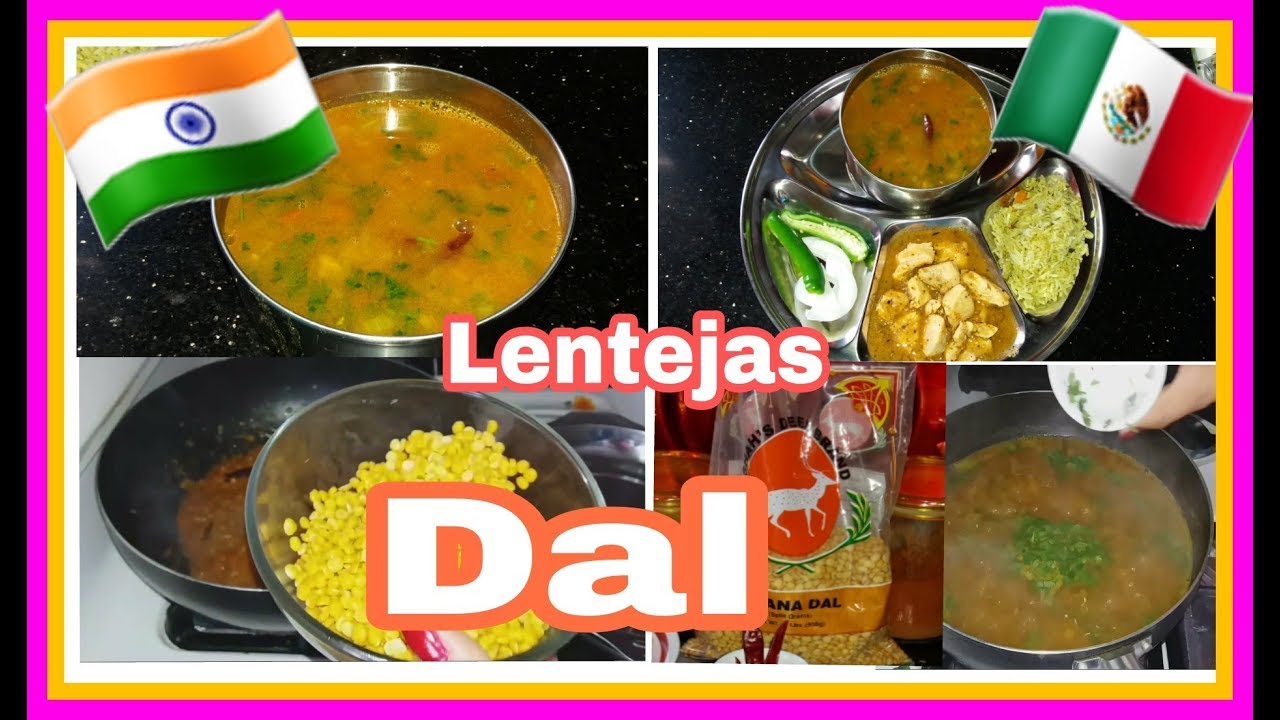 🕌🇮🇳 Indian Dal / Lentejas de la India How to cook Dal My Indian bollywood Style #unamexicanaindia