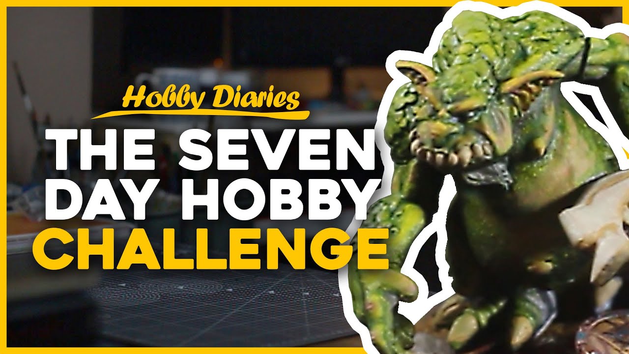 I CHALLENGED Myself to Miniature Hobby for Seven Days // Hobby Diaries