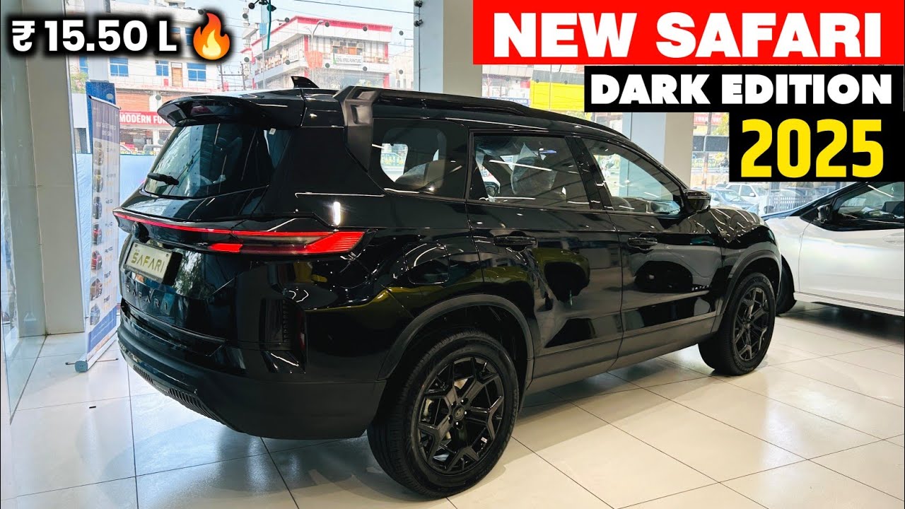 New Tata Safari Adventure Plus Dark Edition 2025 | नई ऑन रोड किमत🔥Tata Safari Dark Edition 2025