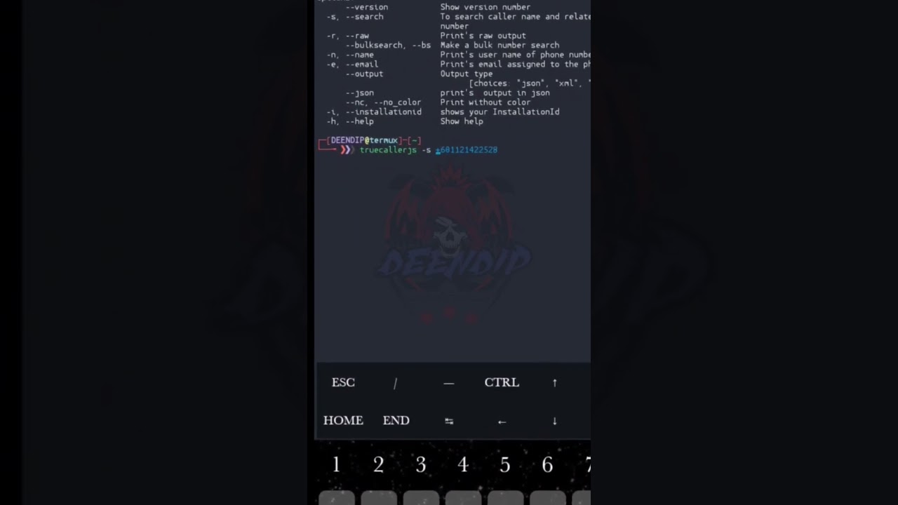 termux phone number info