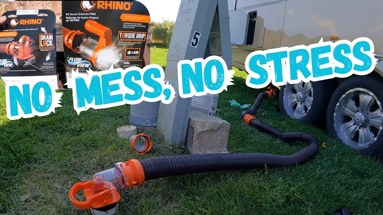 RV Drain Disaster? Camco Rhino Drain Lock Review | Best RV Sewer Hose Security & Leak Prevention