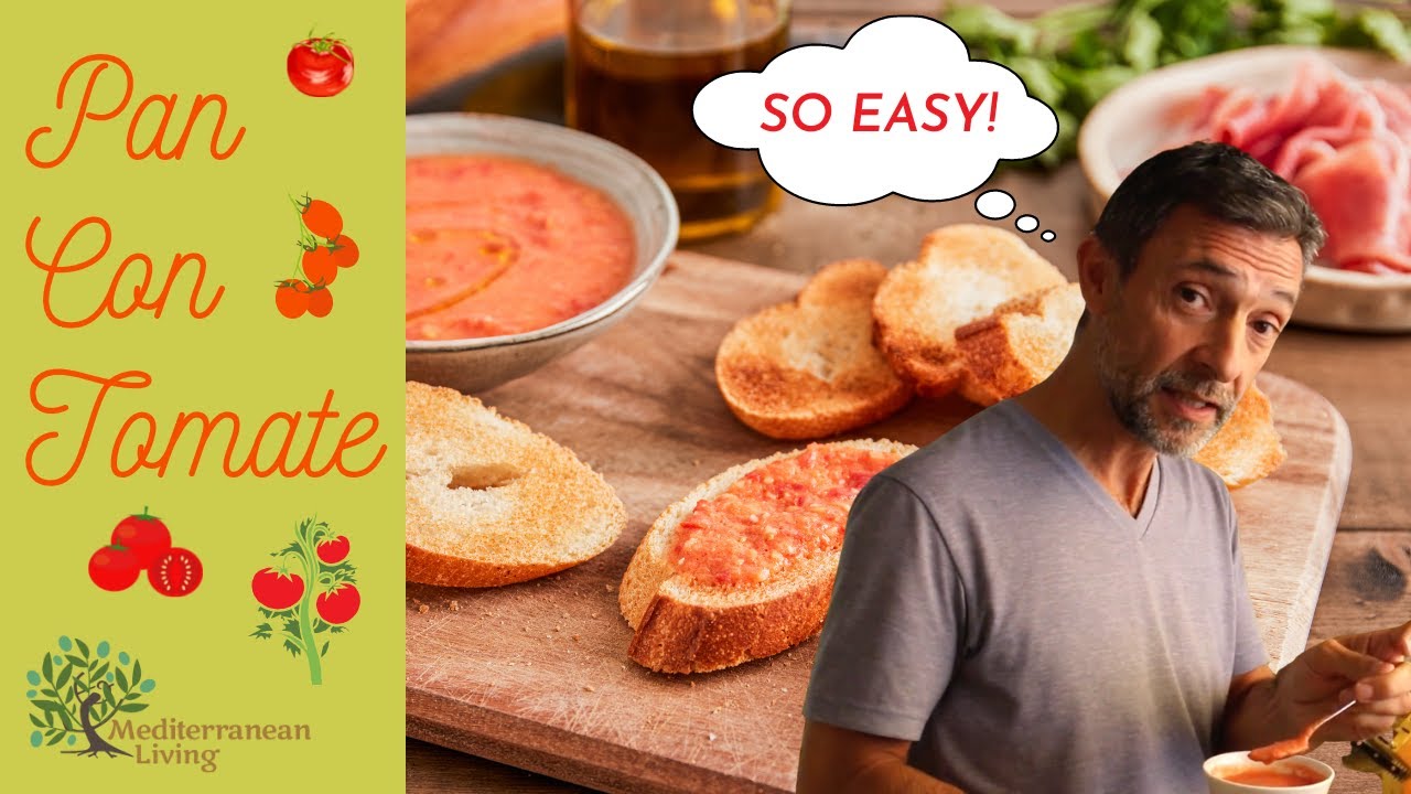 Самый простой испанский завтрак | Pan Con Tomate