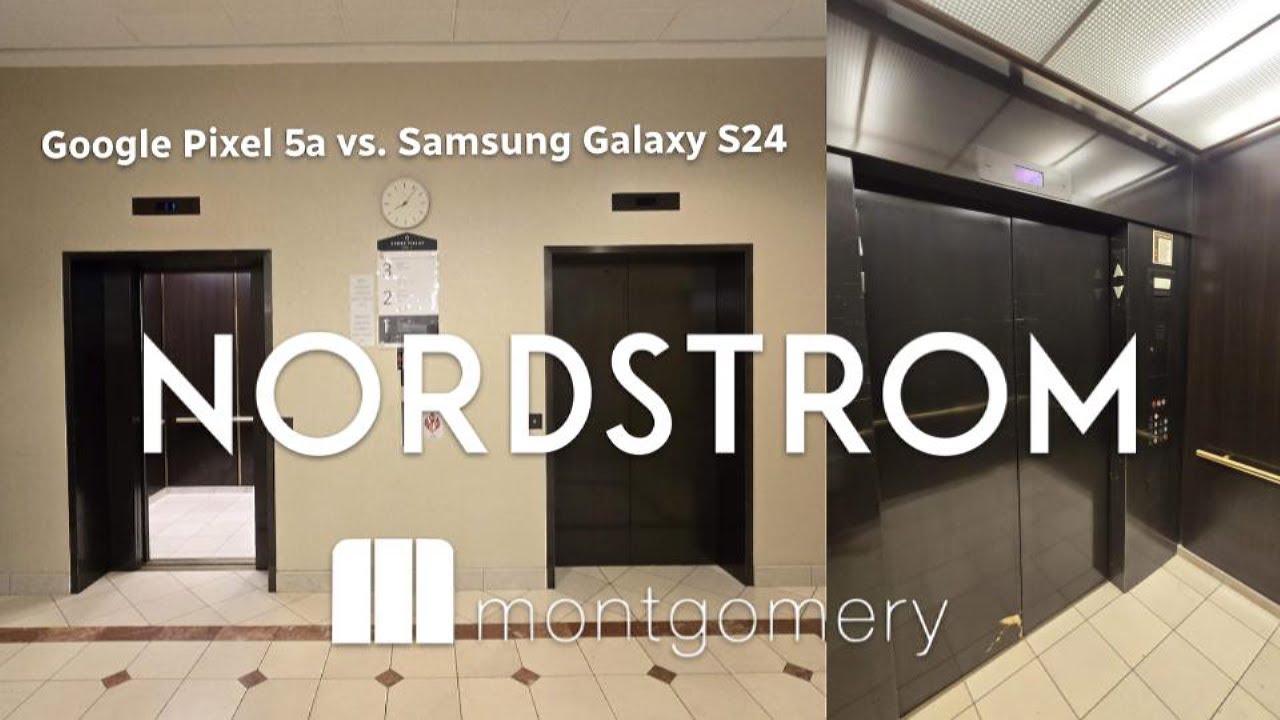 The famous Nordstrom Tysons Corner Center elevators recorded on two different phones