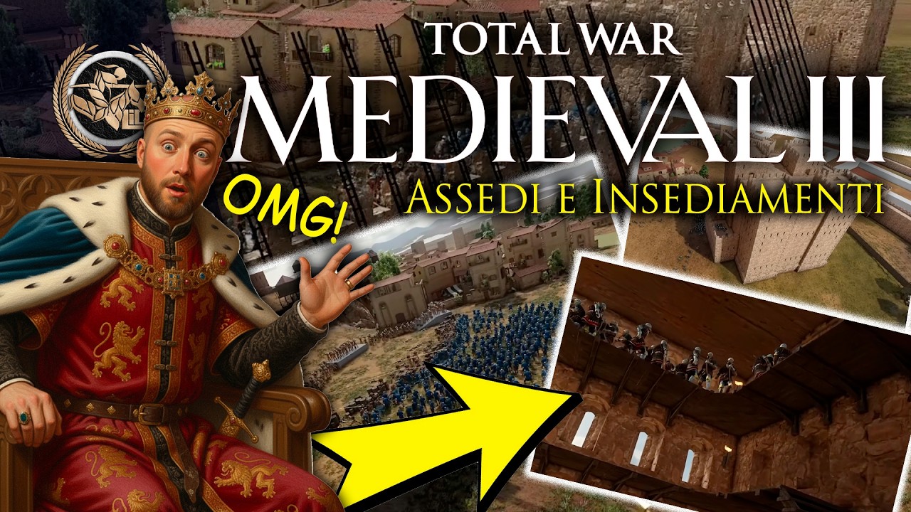 TOTAL WAR RIVOLUZIONA GLI ASSEDI IN MEDIEVAL III ⚔️ Early Gameplay Reveal