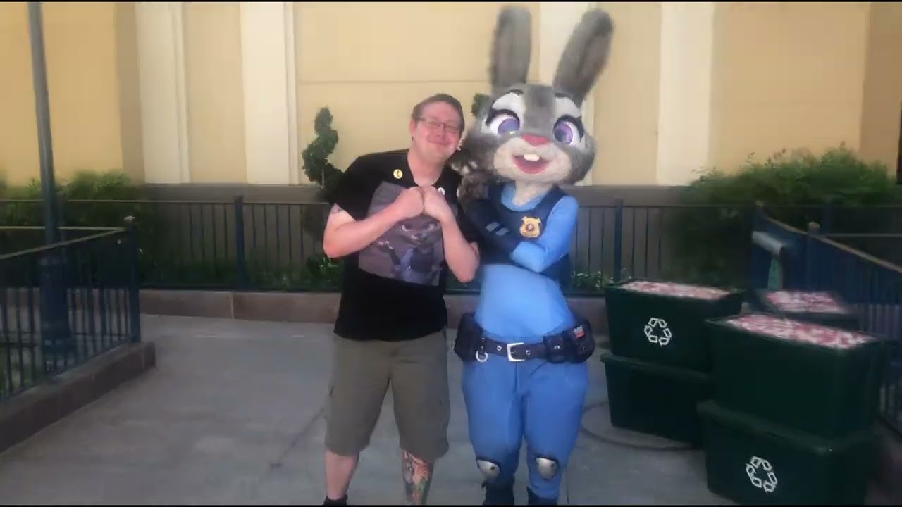 Meeting Judy Hopps at Disneyland California Adventure Compilation