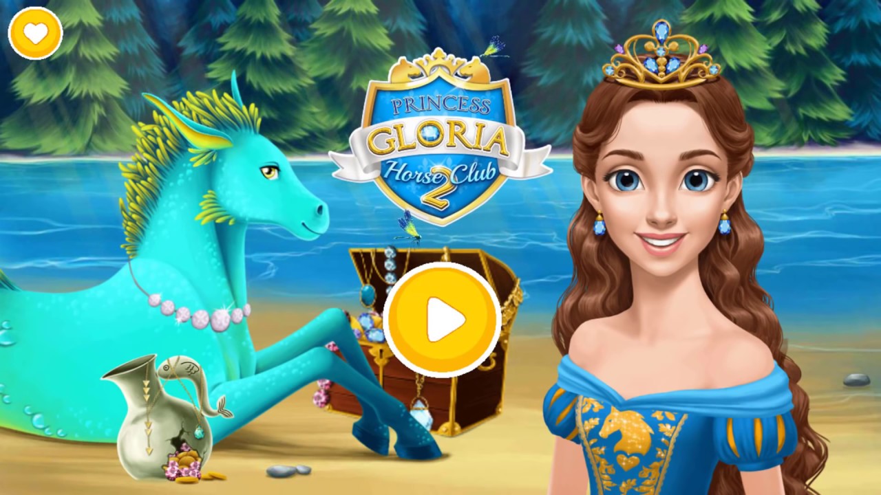 Fun Animals Care - Learn Colors Games - Princess Gloria Horse Club - Dress Up Makeover Girls Game