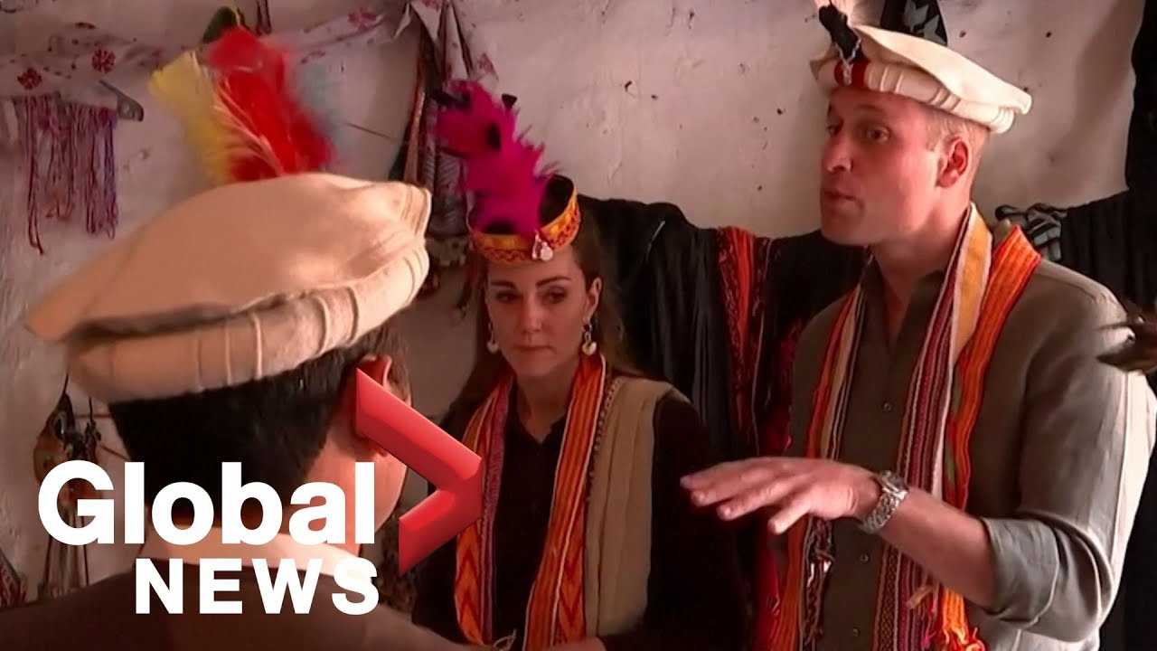 Prince William and Kate are treated to a song and dance in Chitral village