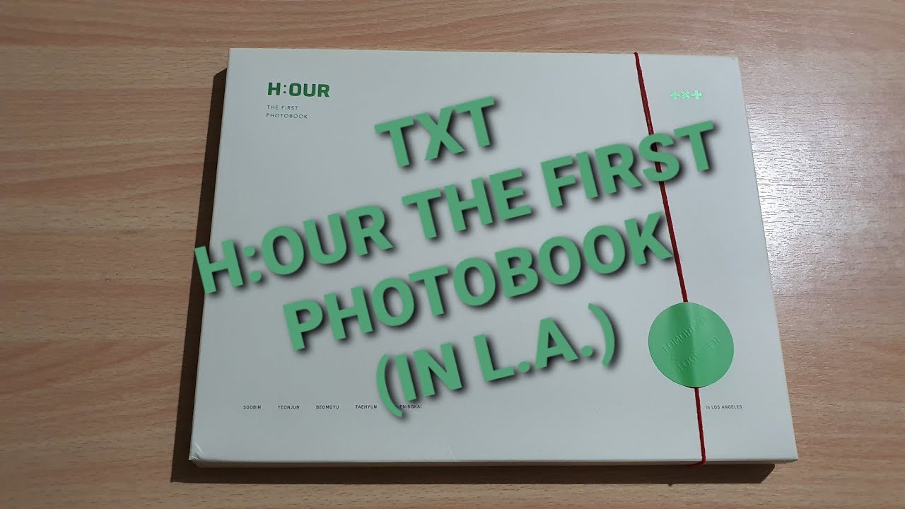 [UNBOXING] TXT - H:OUR THE 1ST PHOTOBOOK