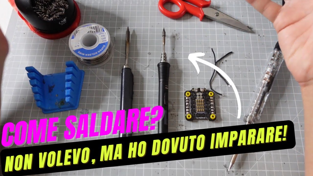 Come fare saldature Stagno su droni FPV e come va il nuovo saldatore SEQURE SI012: la mia esperienza