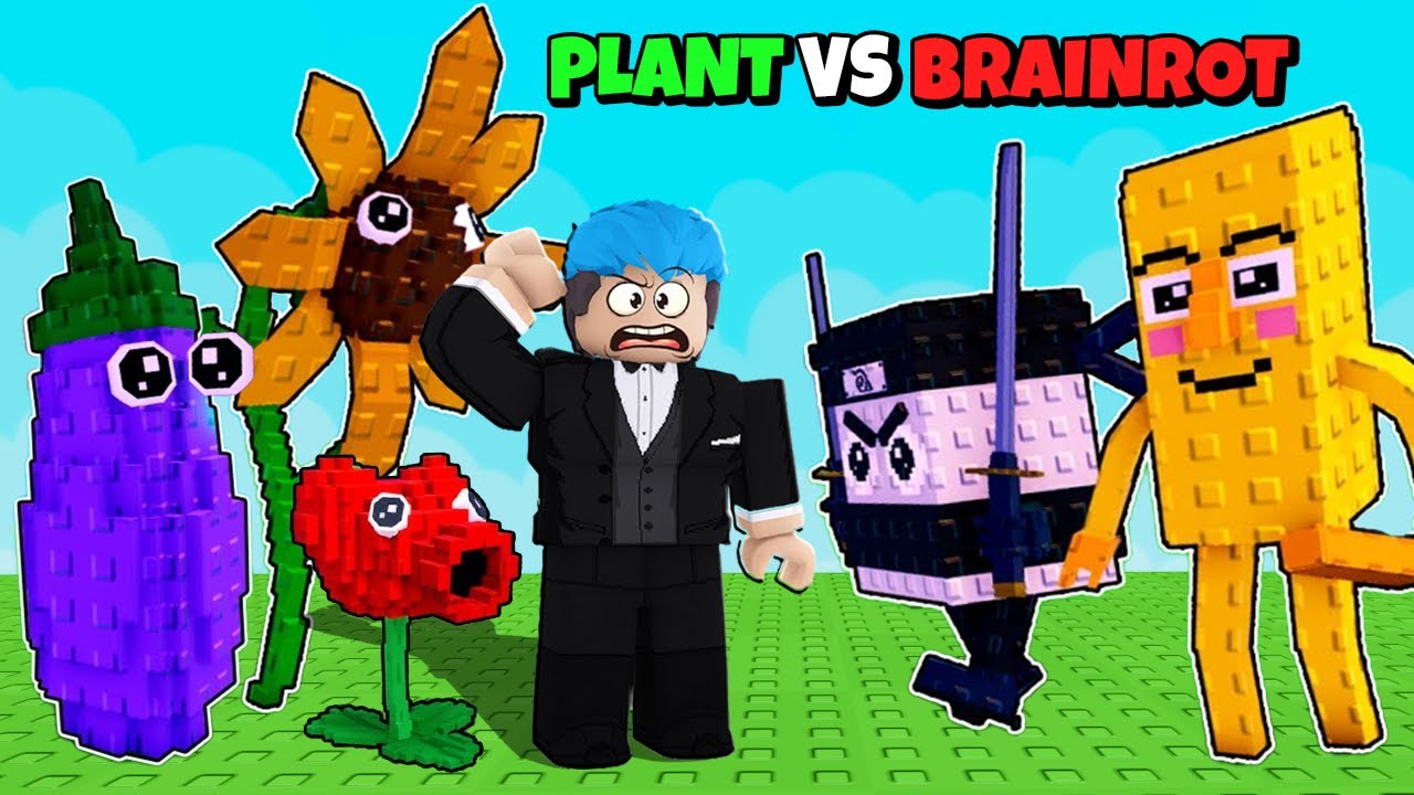 NOOB PLANT TO PRO BRAINROT PLANT | Roblox | Plant vs Brainrot