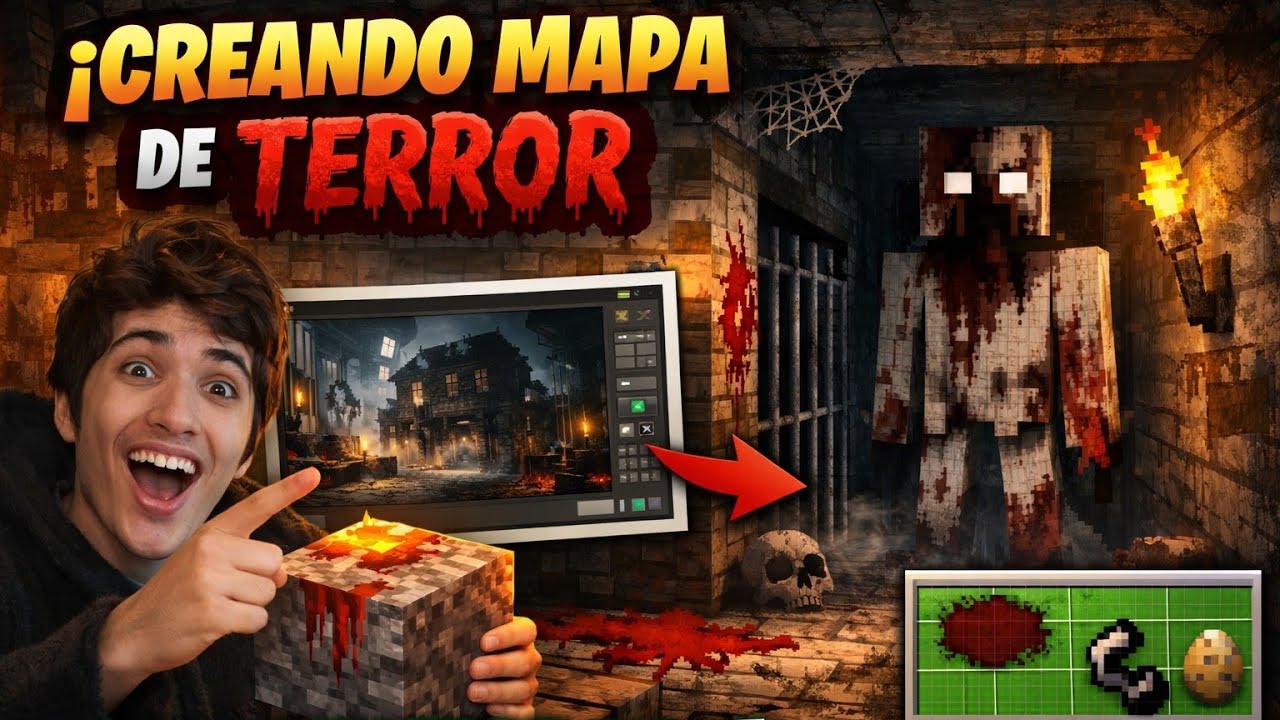 creando la historia y el ultimo diario de carl, en el mapa de terror de minecraft #1