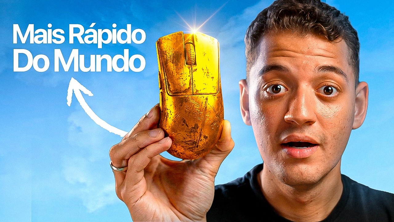 Eu testei o mouse mais rápido e eficiente do mundo para jogar
