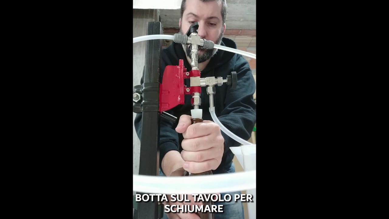 Imbottigliamento birra in contropressione