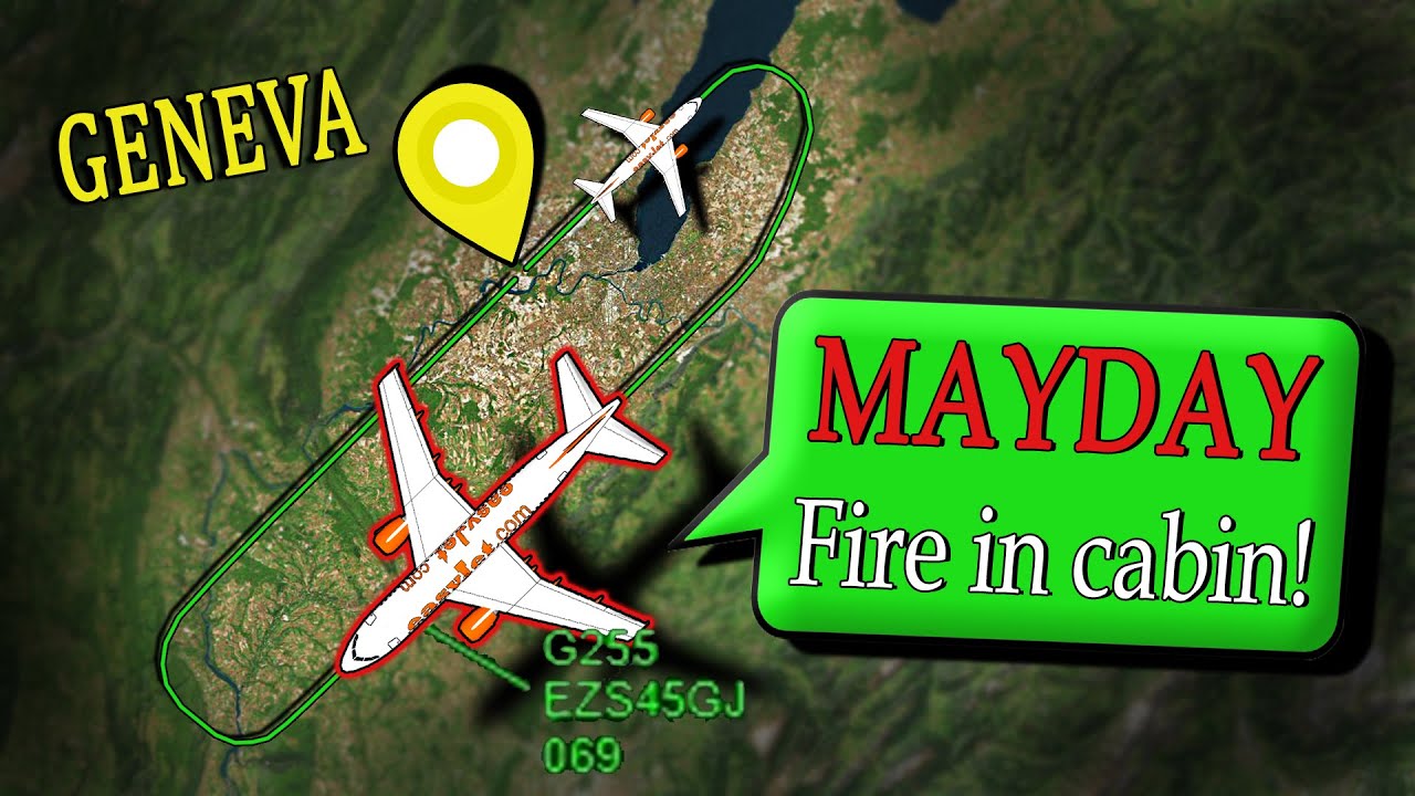 FIRE & SMOKE IN THE CABIN of Easyjet | Emergency Return to Geneva