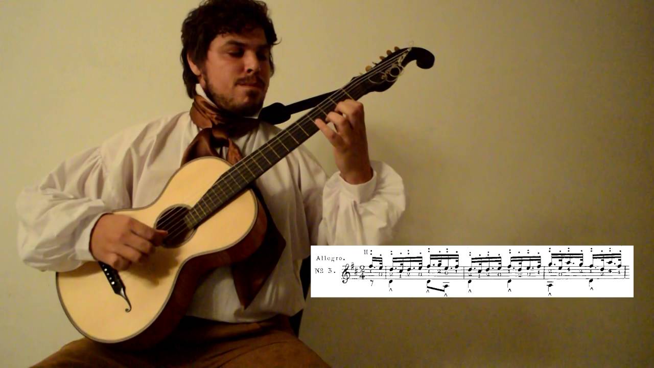 La Guitaromanie: Mauro Giuliani - Op.1 Parte III N. 3 - Allegro