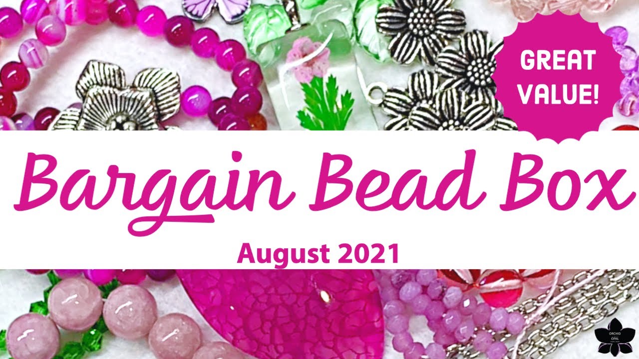 Bargain Bead Box August 2021 Monthly Subscription