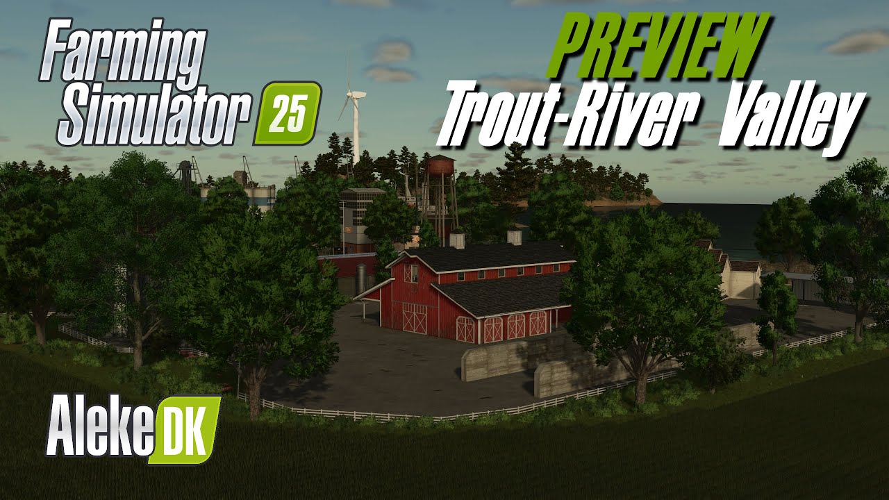FS 25 // NOVO MAPA EXCLUSIVO! // TROUT RIVER VALLEY BY @SamuelBatistamodding