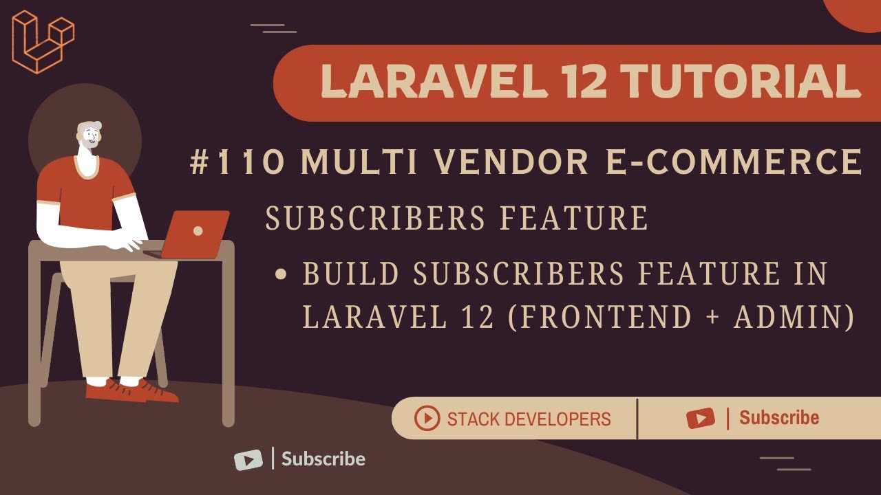 Урок по Laravel 12 #110 | Функция подписчиков | Создание функции подписчиков в Laravel 12