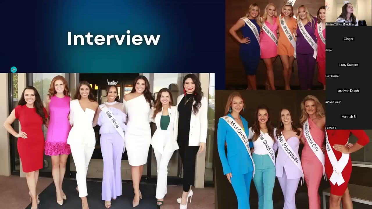 How do you prepare for your first local competition interview  Miss America - Miss Illinois 2023