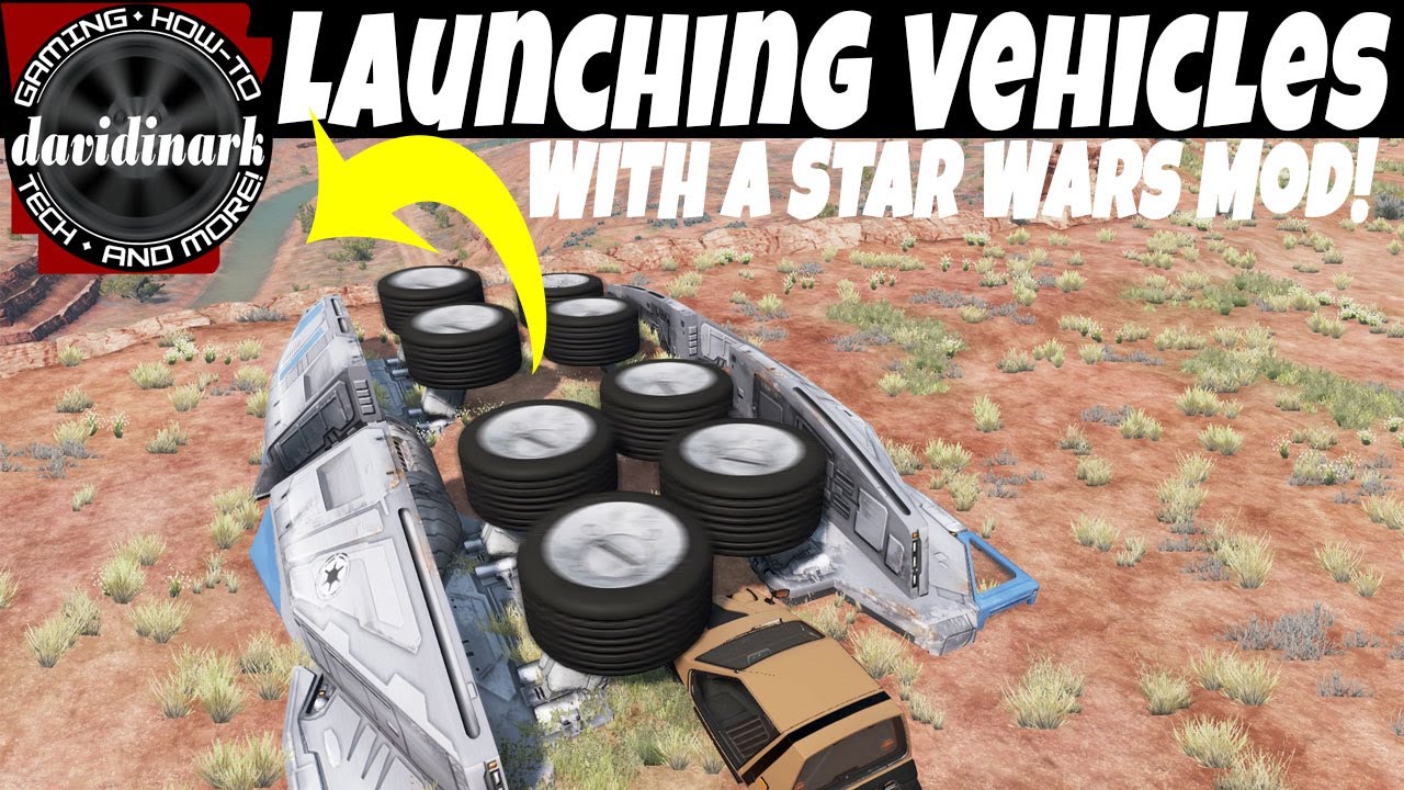 BeamNG Drive - The Return of the AT-TE Vehicle Launcher! BeamNG Drive mods