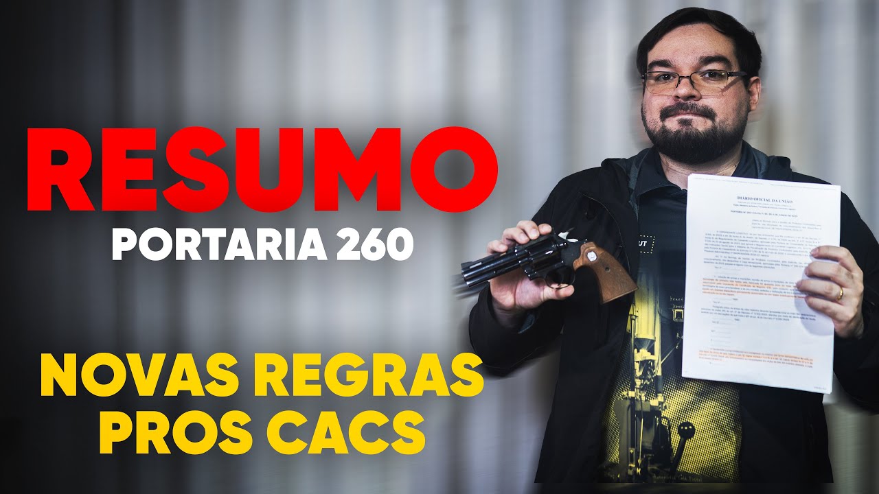 RESUMO: Novas Regras pros CACs na Portaria 260 COLOG. Liberou a Coleção