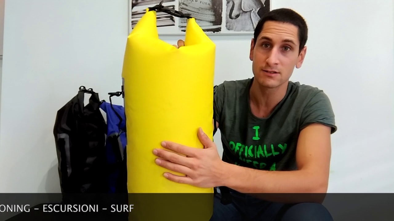 Sacca stagna 30 L recensione - Accessori Nautica Rollio