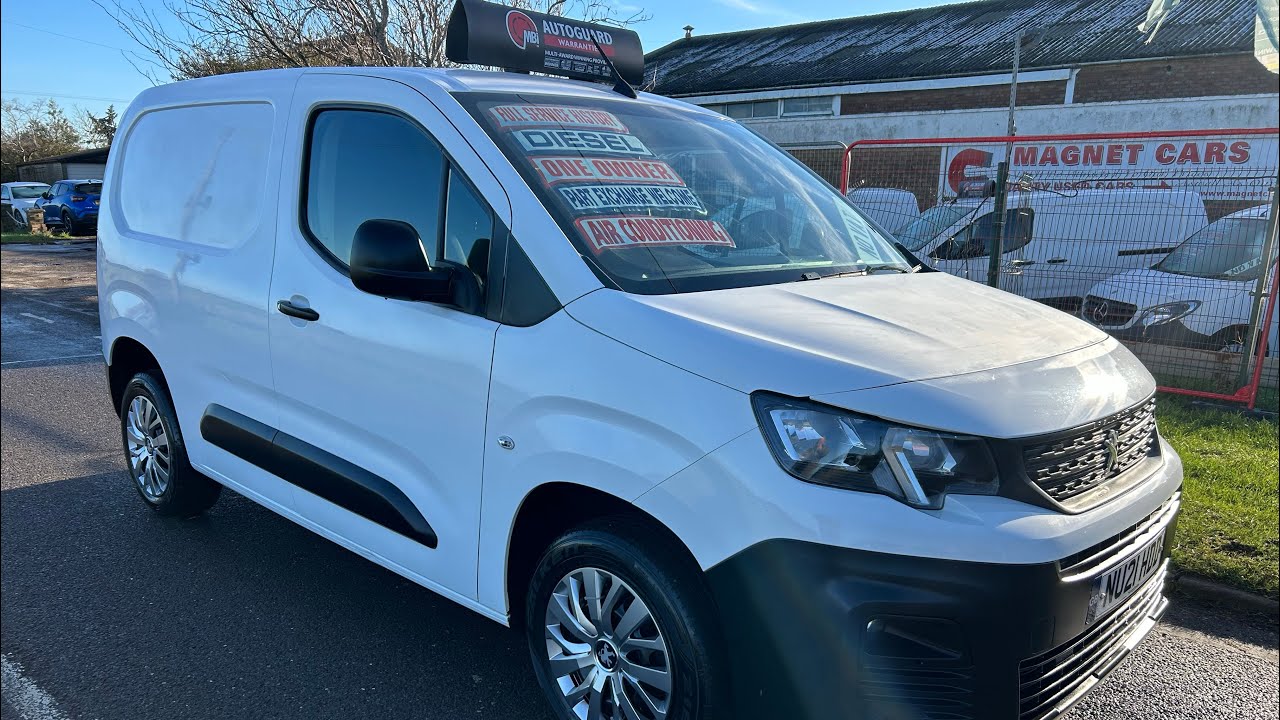 NU21 HDD Peugeot Partner 1.5 HDi L1  1000 Professional Van Euro 6 Ulez 1 Owner 2 KEYS £8,499 NO VAT