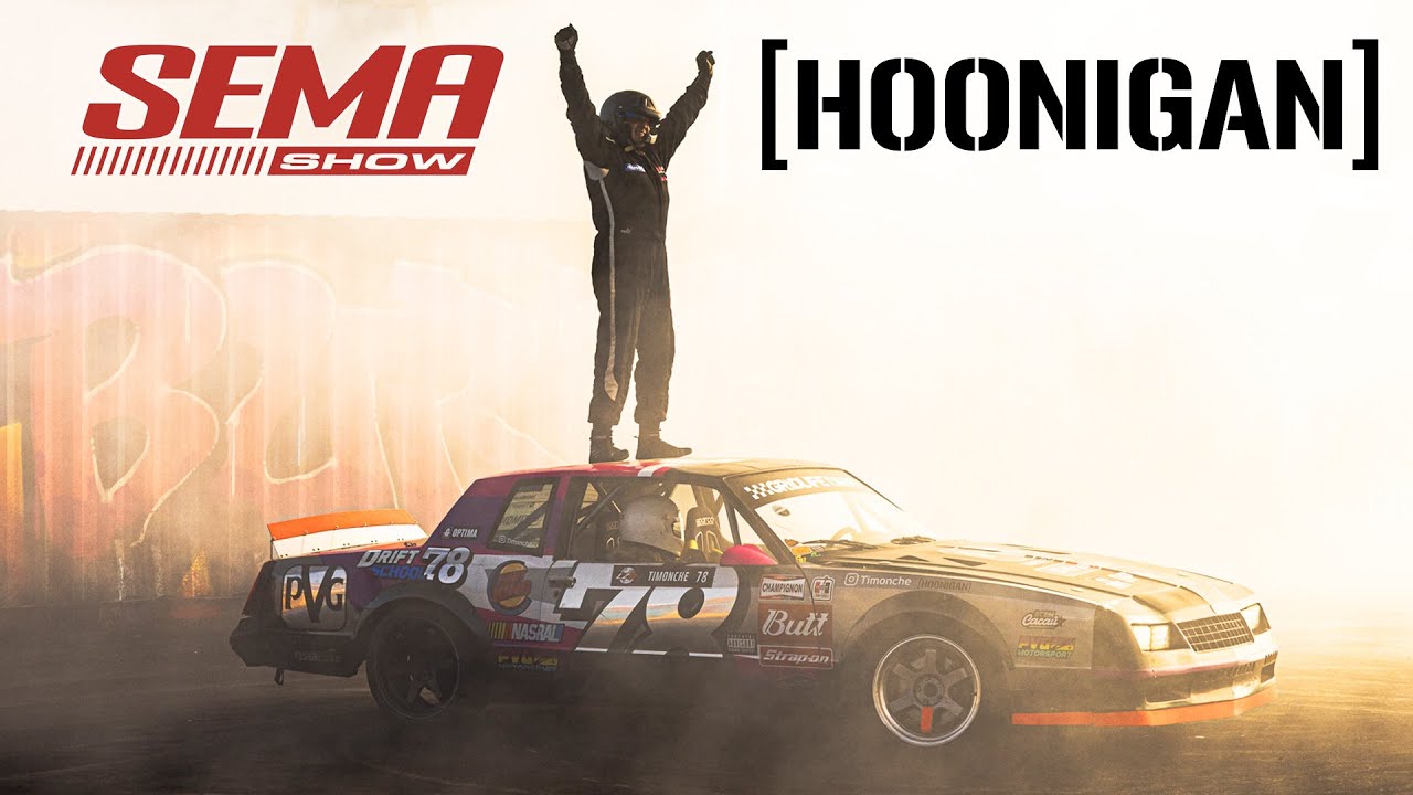2025 SEMA Show - Дрифт и Hoonigan Burnyard на Монте Карле. 