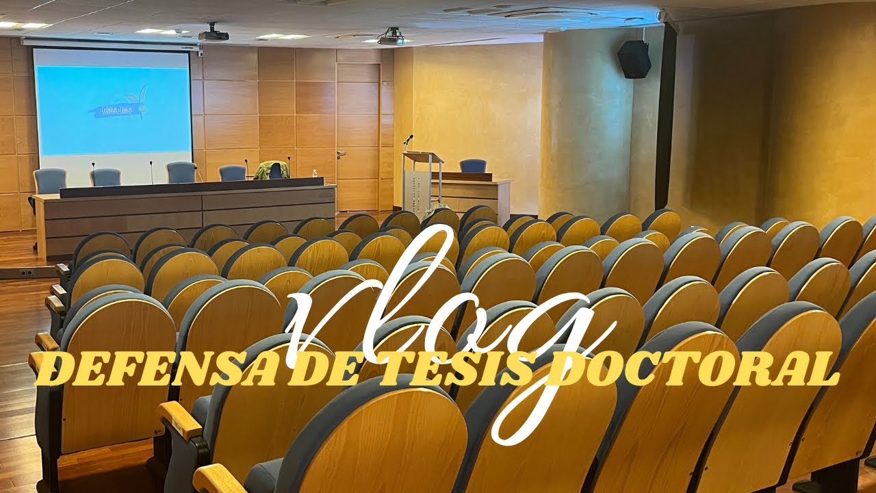Así fue la preparación y defensa de mi tesis doctoral #phd ✨📚🎓