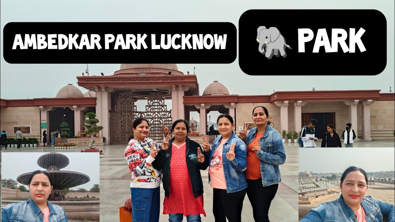 Ambedkar park Lucknow 🐘 park 🏞️🫶🏻,✨