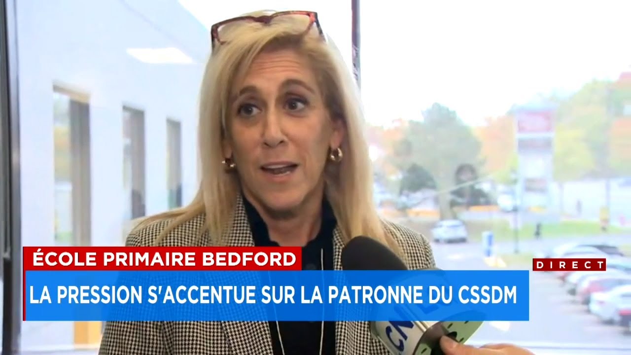 Climat toxique à l’école Bedford: la pression s’accentue sur la patronne du CSSDM - explications 12h