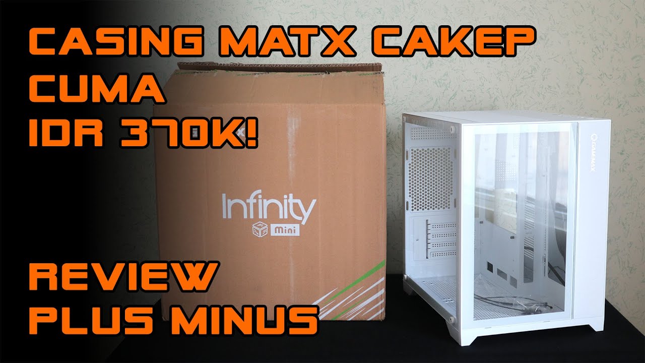 Gaming case mATX yang Kotak, Keren, Murah - Gamemax Infinity Mini White